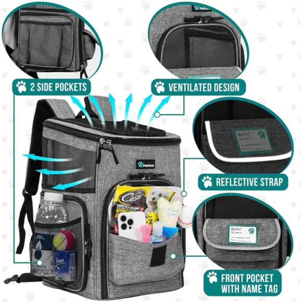 Dog Backpack Carrier,Airline Approved Cat Backpacks for Carrying Small LargeCats